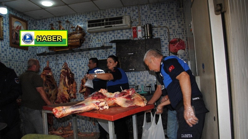 Şanlıurfa'da Zabıta Ekipleri 1 Ton Kokmuş ve Bozuk Et Ele Geçirdi