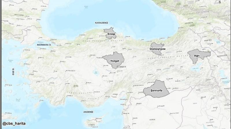 Türkiye’nin En Yoksul 5 İli Belli Oldu