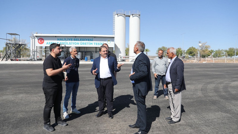 Haliliye'de Asfalt Emülsiyon Üretim Tesisi Kuruluyor