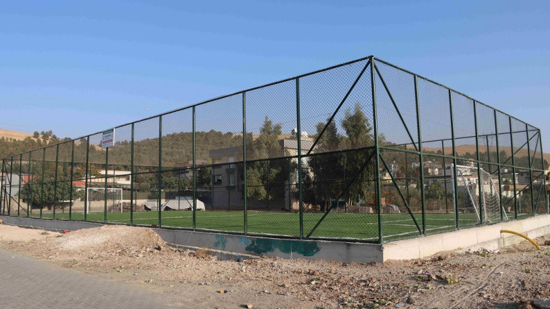 Karaköprü Güllübağ Mahallesinde Yeni Semt Sahası Yapıldı