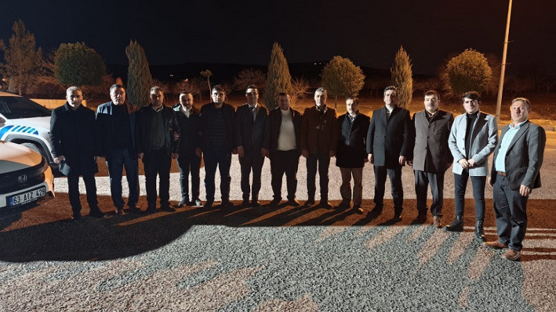 Şanlıurfa’da Muhtarlardan Emniyet Mensuplarına İftar Ziyareti  