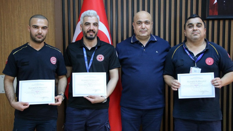 Dakikalarla Yarıştılar, Hayat Kurtardılar: 112 Ekibine Teşekkür Belgesi