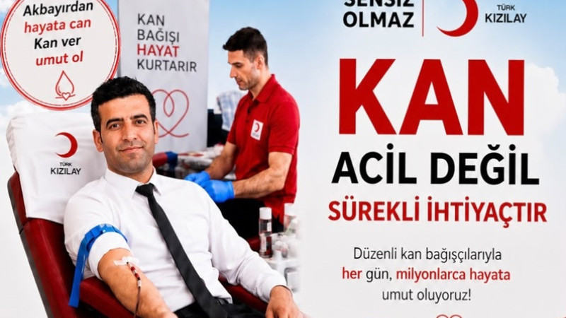 Şanlıurfa’da Dijital Termos Hediyeli Kan Bağışı Seferberliği