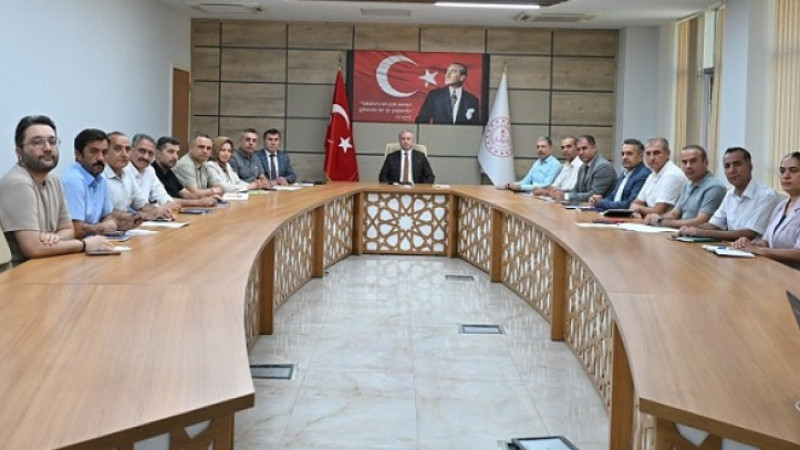 Toplantıda Şanlıurfa'nın Yeni Eğitim Yılı ve Genelge Esasları Görüşüldü