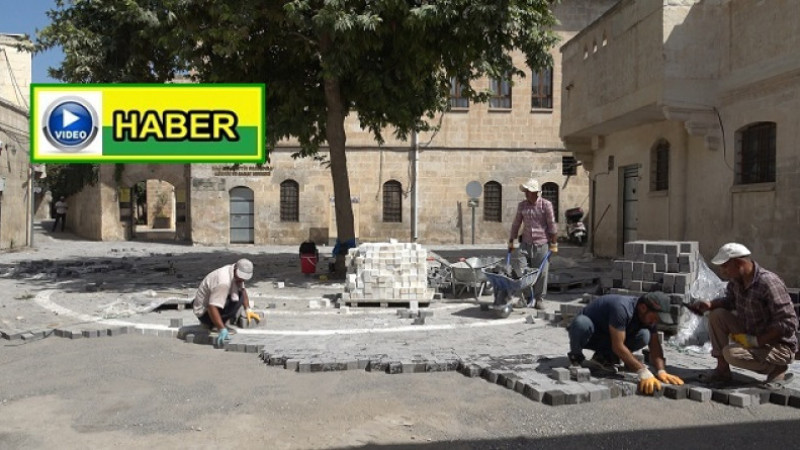 Şanlıurfa'da Tarihi 58 Meydanının Çevresinde Yenileme Çalışmaları