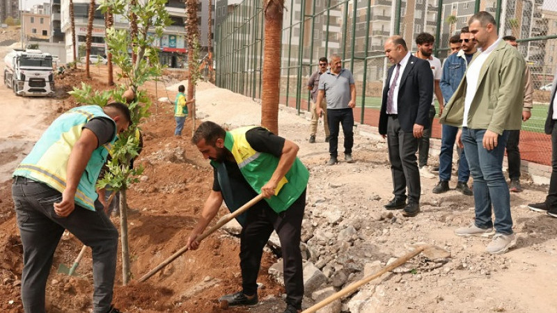Karaköprü'de Ağaçlandırma Çalışmaları Başlatıldı