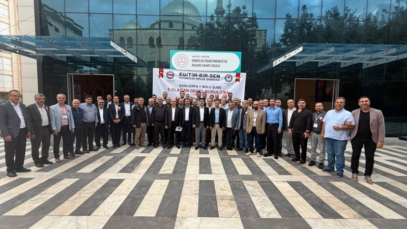 Eğitim-Bir-Sen Şanlıurfa Şubesinin 8.Olağan Genel Kurulu Yapıldı